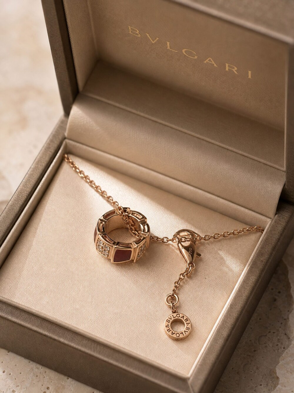 Bulgari Refined Statement Necklace Style 1 | New with Box - Picture 4 of 9